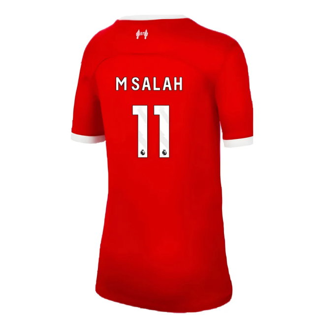 2023-2024 Liverpool Home Shirt (Kids) (M Salah 11)-SoccerKits Hub | Buy Soccer Jerseys Online